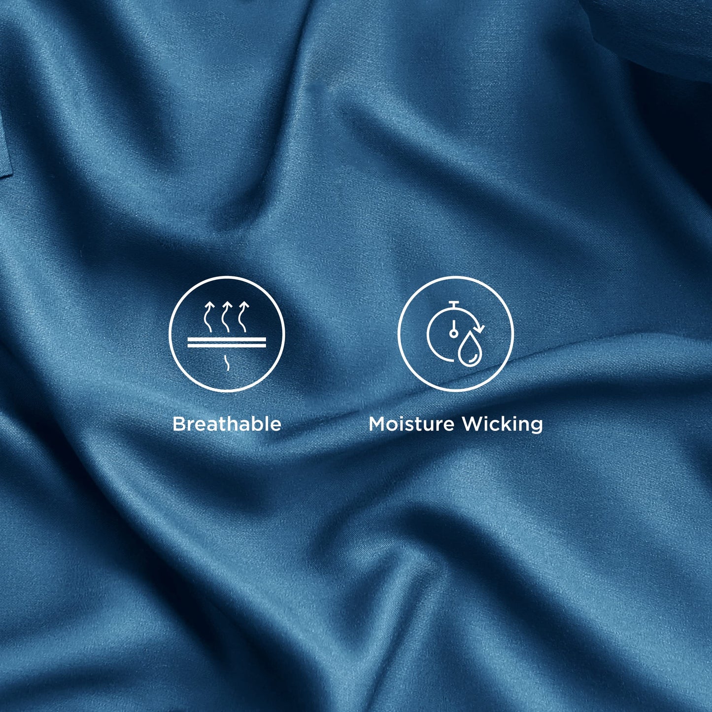 Bedsure Twin Sheets Set, Cooling Sheets Twin Size Bed Set, Rayon Derived from Bamboo, Twin Size Sheets, Breathable & Soft Bed Sheets, Hotel Luxury Silky Bedding Sheets & Pillowcases, Peacock Blue