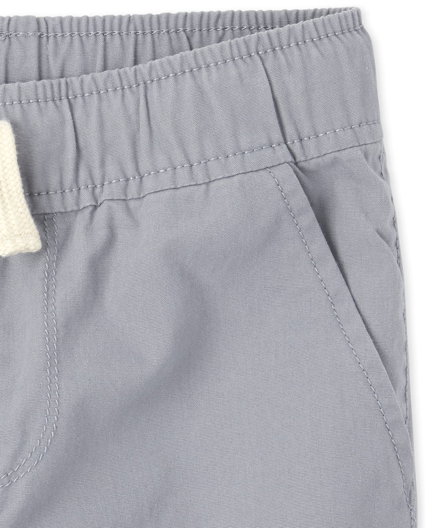 The Children's Place boys Pull On Jogger Shorts, Fin Gray, 4