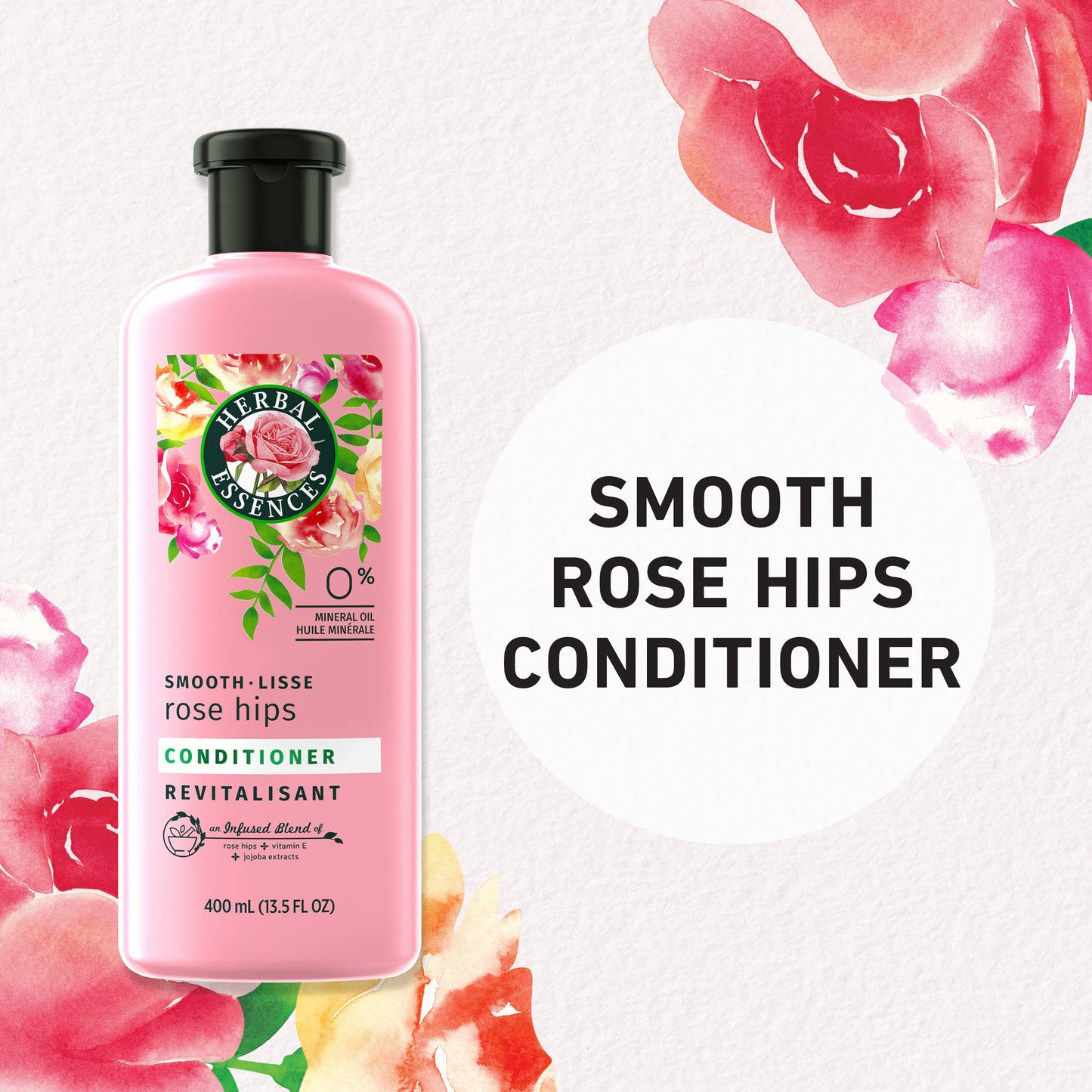 Herbal Essences Rose Hips Smooth Conditioner, 13.5 fl oz (Pack of 2)