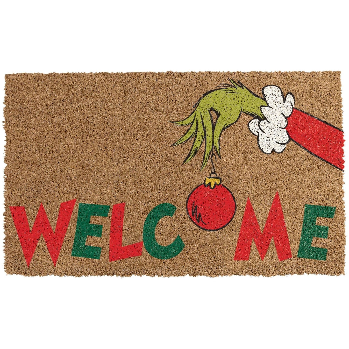 Grinch Welcome Doormat - 17.75" x 29.5" | Coir, PVS | Pack of 1