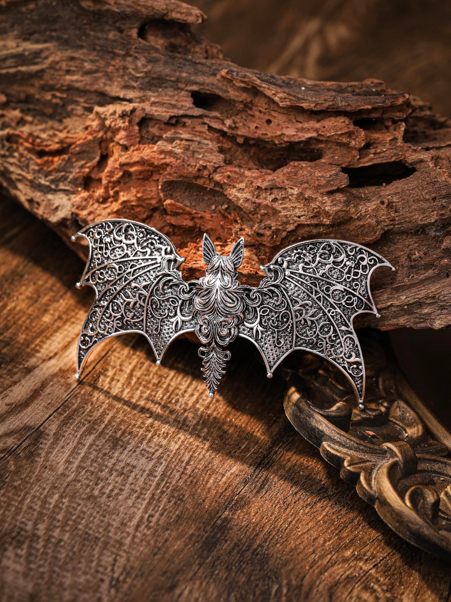 HAQUIL Vintage Gothic Bat Hairpin Wing Celtic Hairpins Hair Accessories Hair Clips