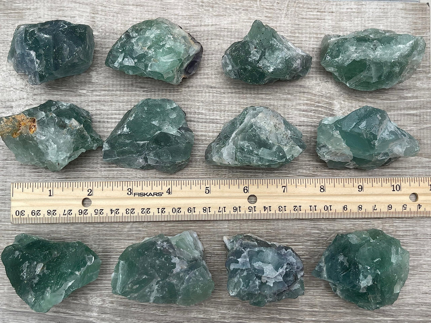 WHOLESALE Raw Green Fluorite Crystals, Natural Green Fluorite Stone, Natural Rough Green Fluorite crystals, Green Fluorite Rough, Green Fluorite Healing Crystals (Green Fluorite, 0.25 Pound)