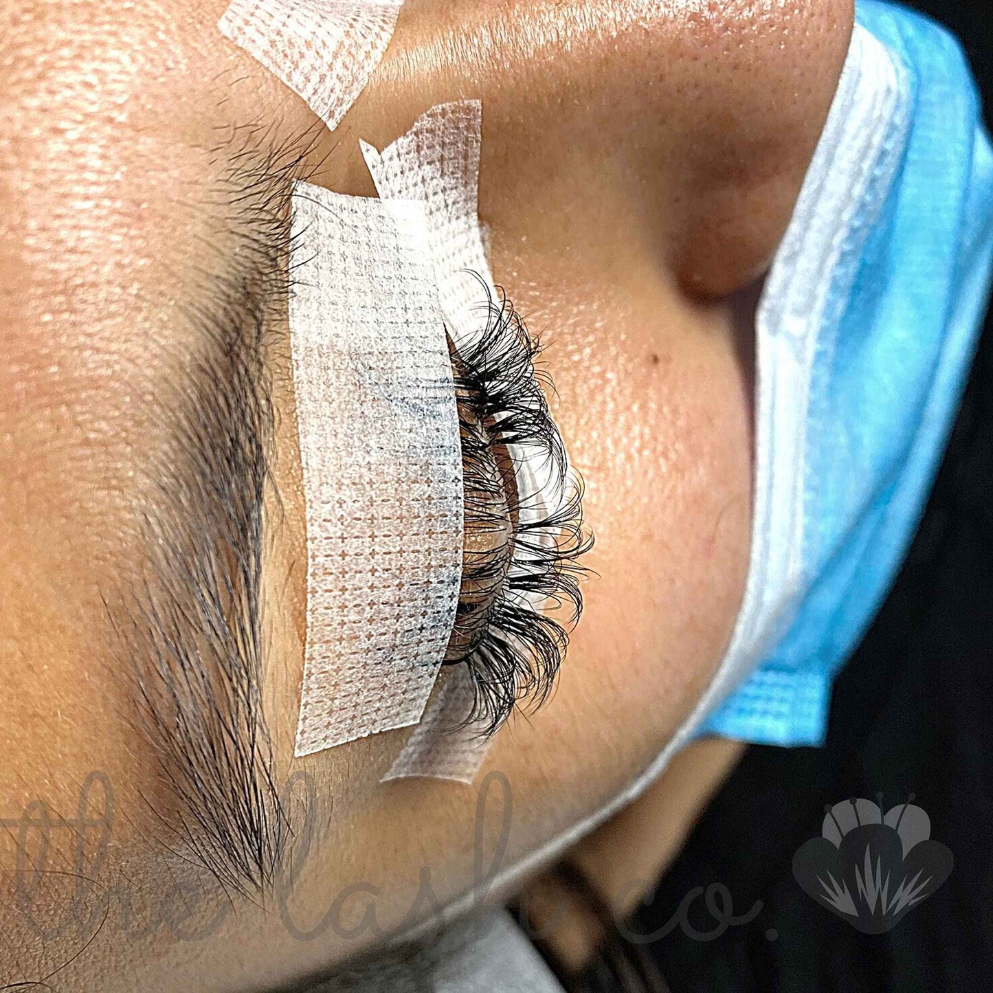 The Lash Co. Silicone Gel Tape for Lash Extensions ONE ROLL (Perfect for Tape Back Method, sensitive, gentle, easy to remove!) (Peach Pink)