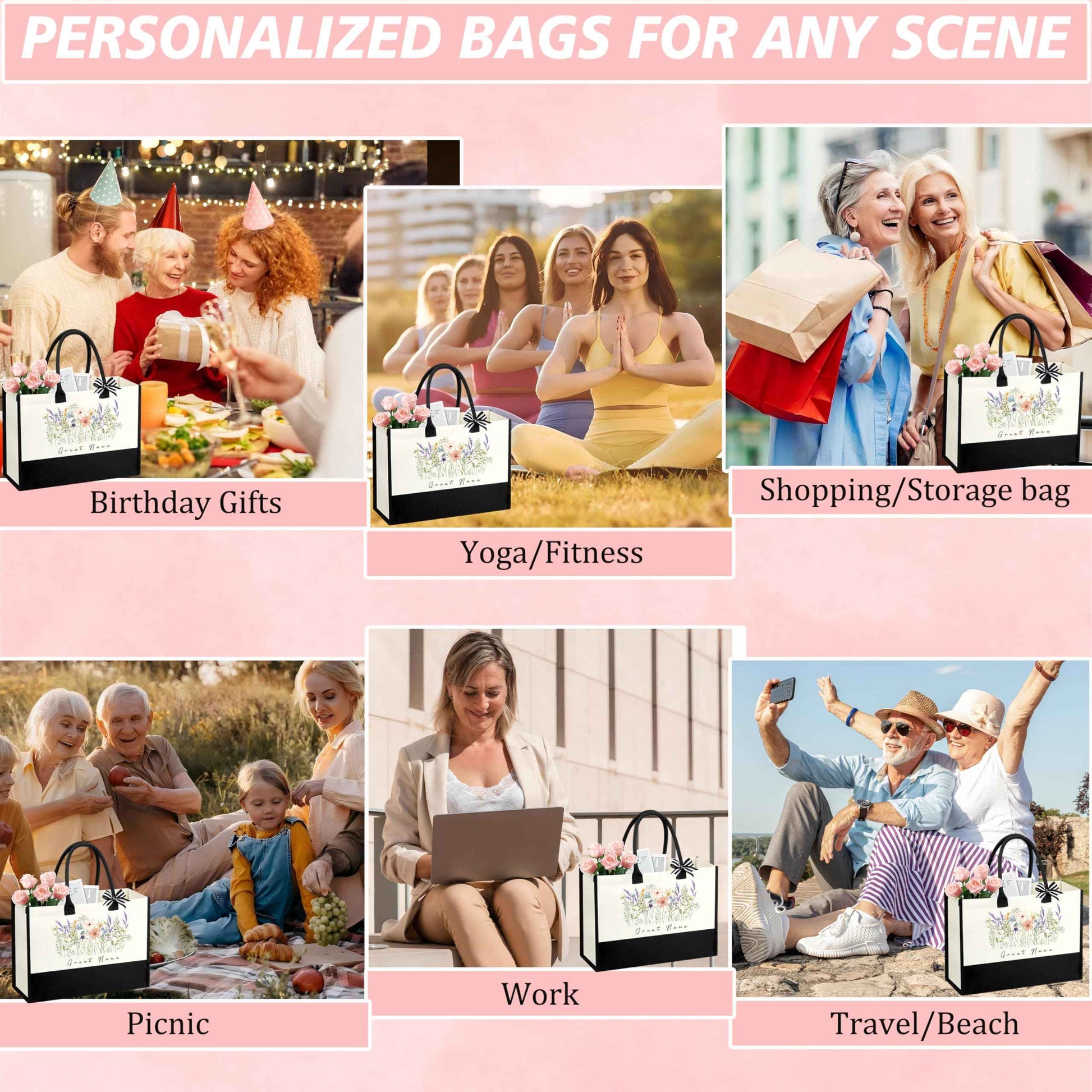 SiplyHaven Great Nana Gifts for Grandma Birthday Gifts for Nana from Granddaughter Grandchildren Grandkids Christmas Gift Basket for Her Stocking Stuffers