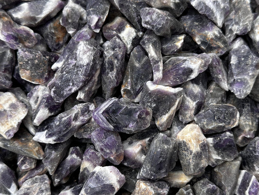 GAF TREASURES Wholesale Raw Chevron Amethyst Crystals, Natural Chevron Amethyst Stone, Natural Rough Chevron Amethyst Crystals, Chevron Amethyst Healing Crystals (Chevron Amethyst, 0.5 Pound)