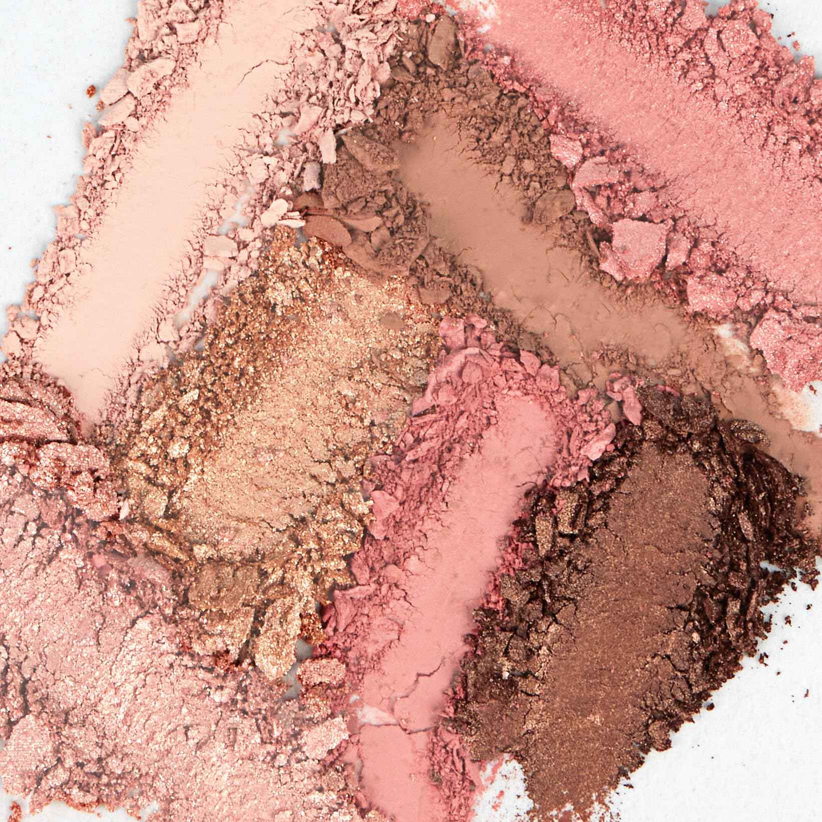 Petite N Pretty Beginner CactiCali Makeup Set for Kids, Teens, & Tweens - Natural Eyeshadow and Cheek Makeup Palette & 10k Shine Lip Gloss (Diamond Heist)