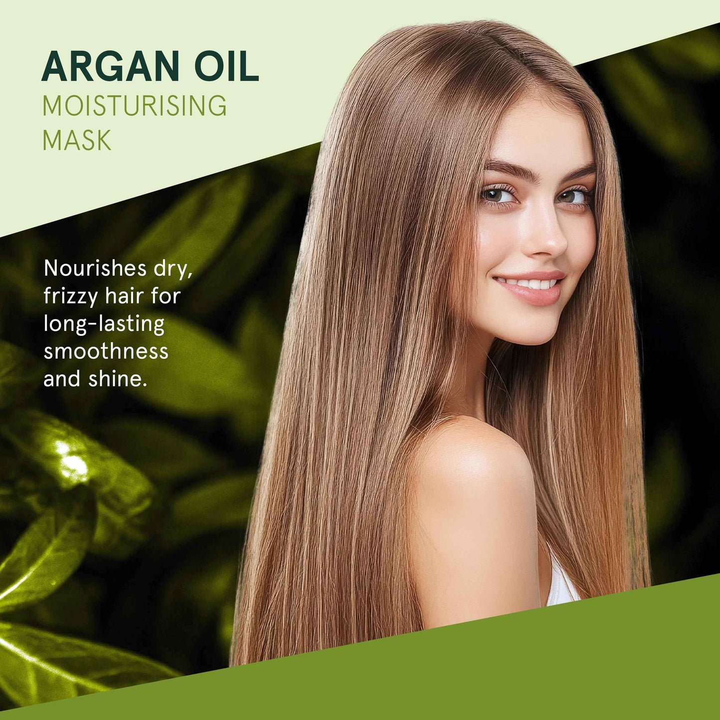 INOAR Argan Oil Hair Mask Hidratante Deep Moisture & Repair Treatment, 17.64 Fl Oz