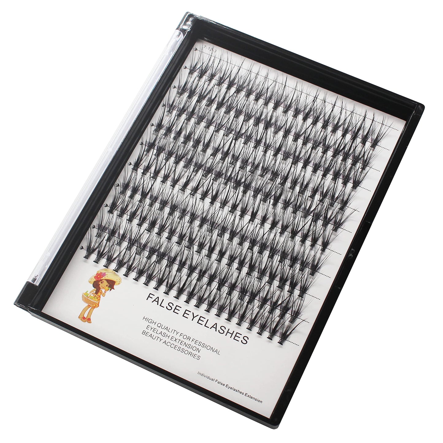 Bodermincer 20D 8-20mm To Choose 8-10-12-14mm MIX/14-16-18-20mm MIX rofessional Makeup Individual Cluster Eyelashes Grafting Fake False Eyelashes Eyelash Extension Individual Eyelash Bunche (20D-13mm)