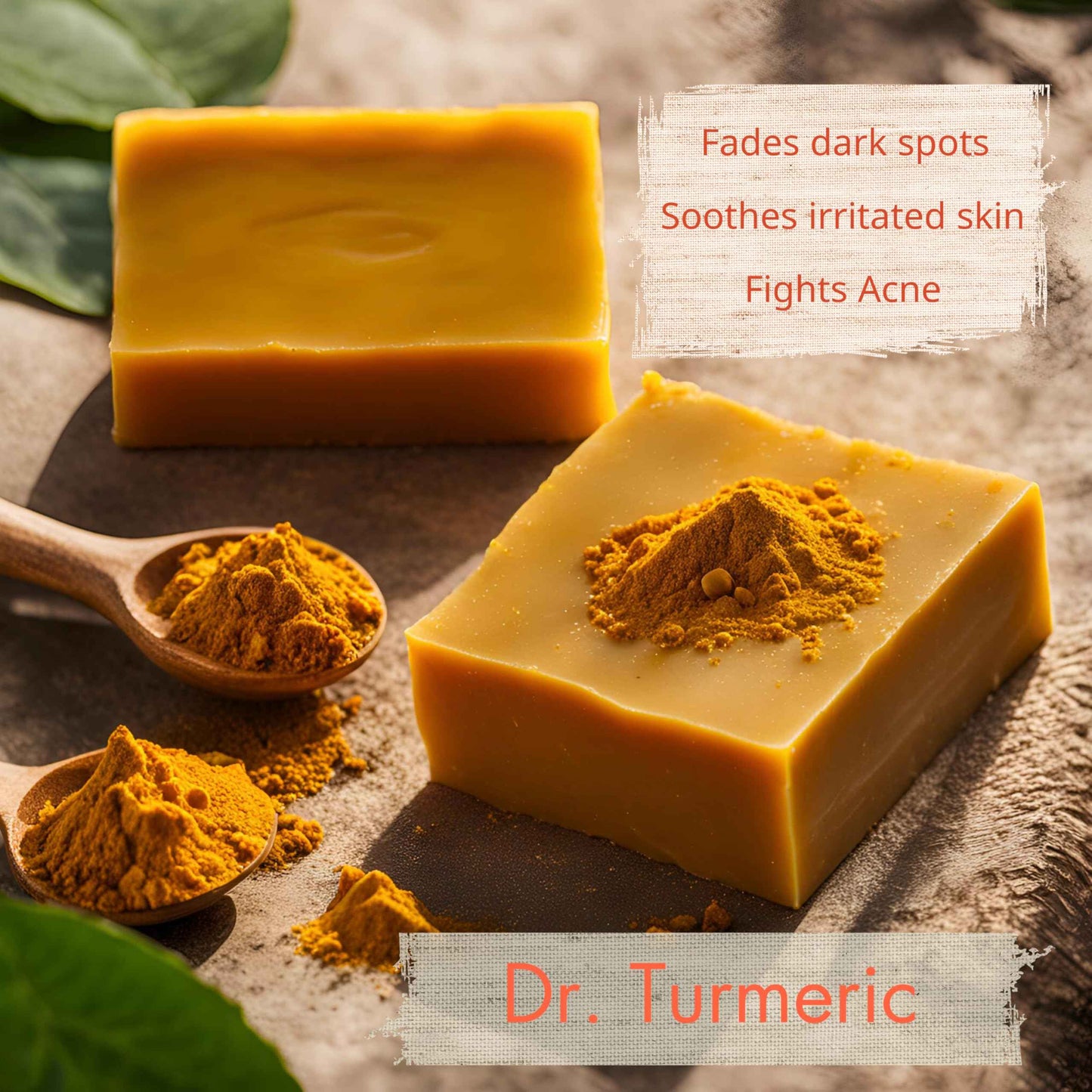 Turmeric Soap Bar | Face & Body Cleanser | Moisturizing | Lathering | Deep Cleansing | Evens Skin Tone | Refreshing Scent | Radiant Skin| 12 Pack