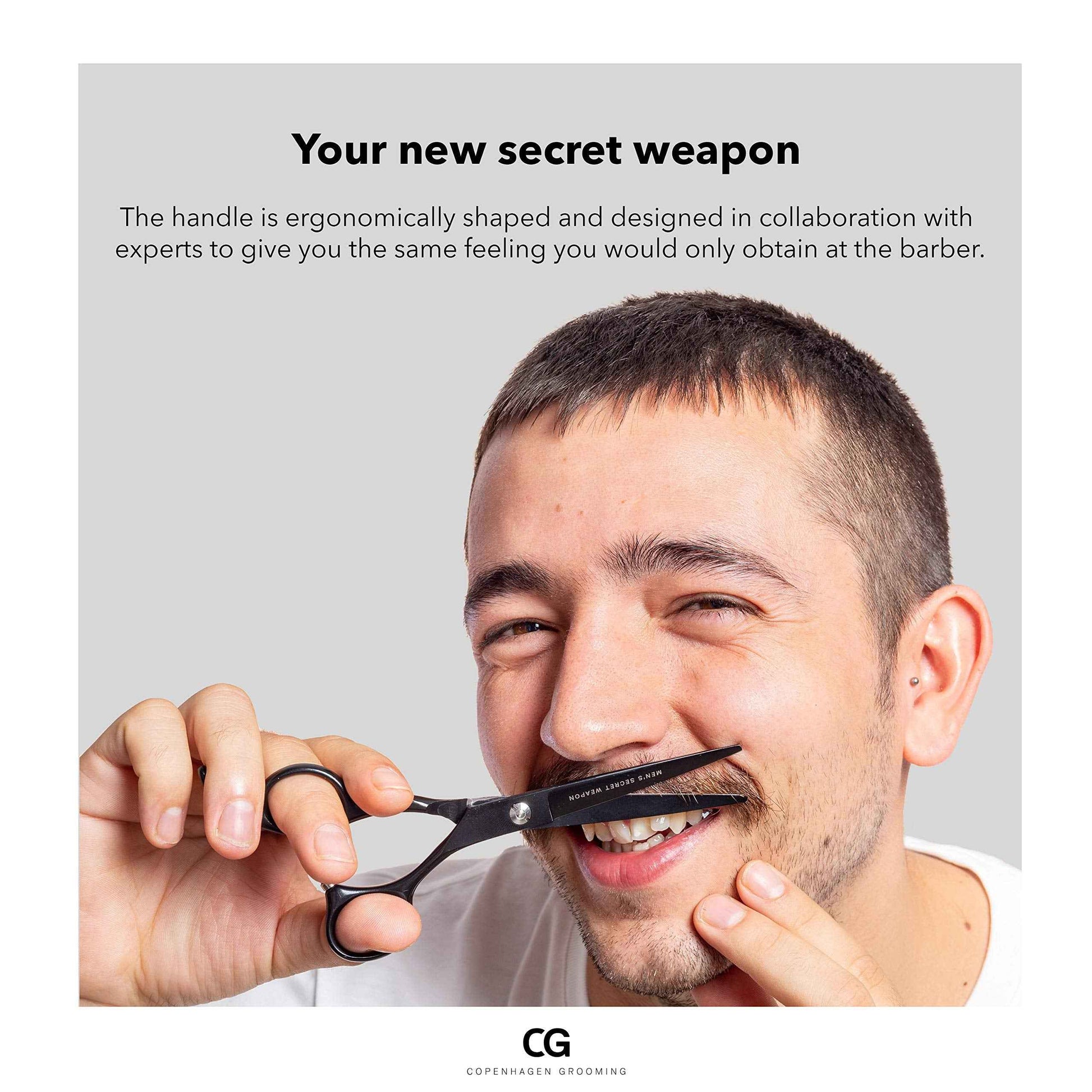 Copenhagen Grooming Beard Scissors - Moustache Scissors for Men
