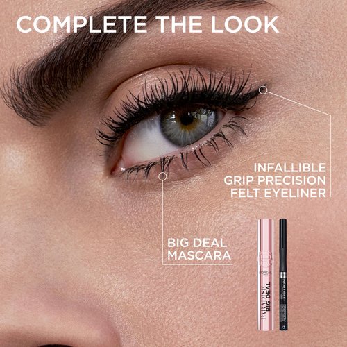 L’Oréal Paris Paradise Big Deal Mascara, Volumizing and Lengthening Mascara, Buildable, Clump Resistant, Washable Black Brown Mascara, 0.33 Fl Oz