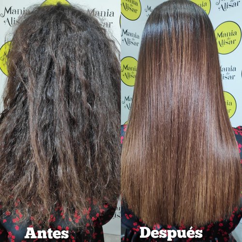 Mania de Alisar Anti-Residue Shampoo and Brazilian Keratin Smoothing Treatment, 2 x 300 ml