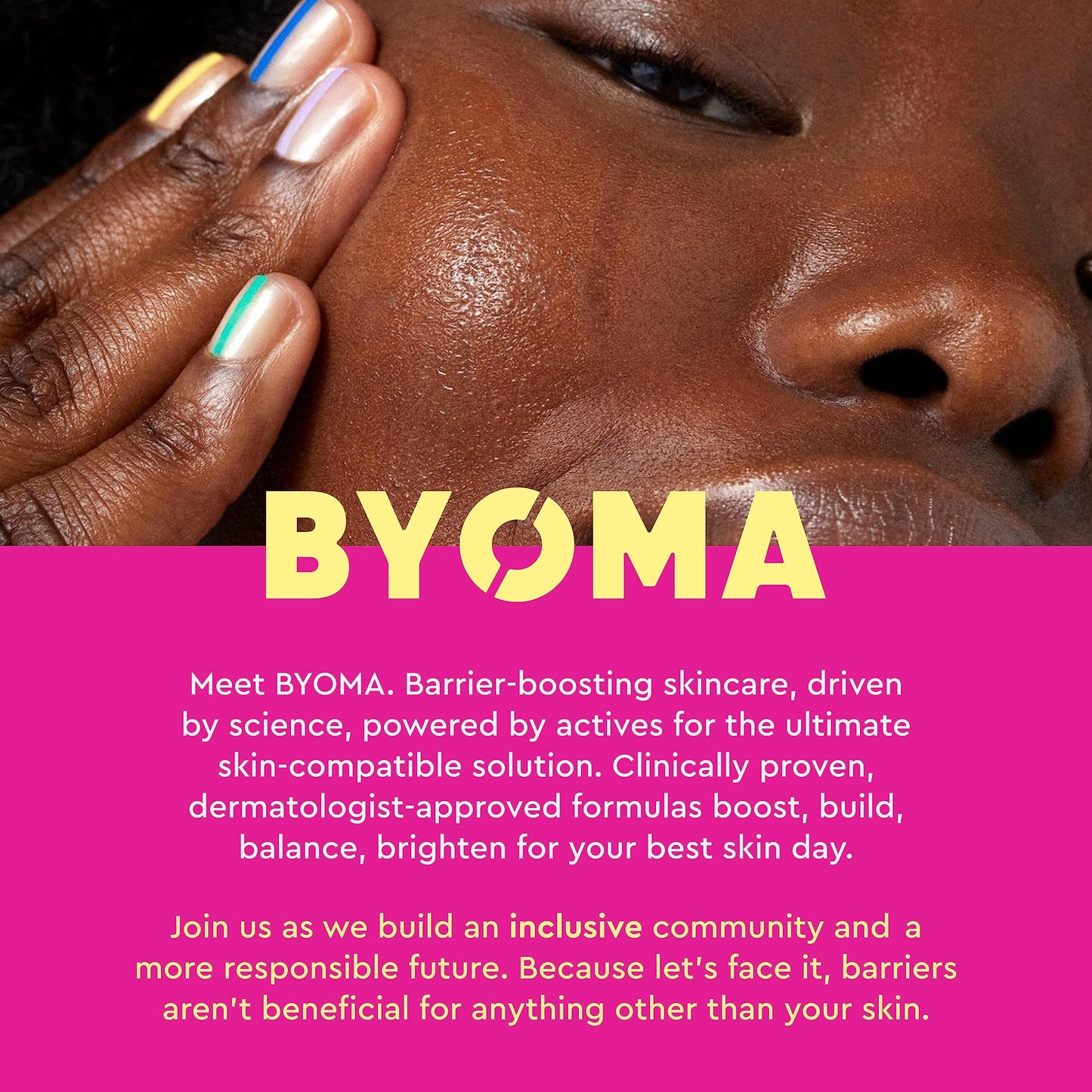 BYOMA Brightening Serum - Barrier Repair Serum - Brightening & Hydrating Face Serum with Hyaluronic Acid, Niacinamide & Ceramides - Hyaluronic Acid Serum For Face, Glowing, Radiant Skin - 1.01 fl. oz