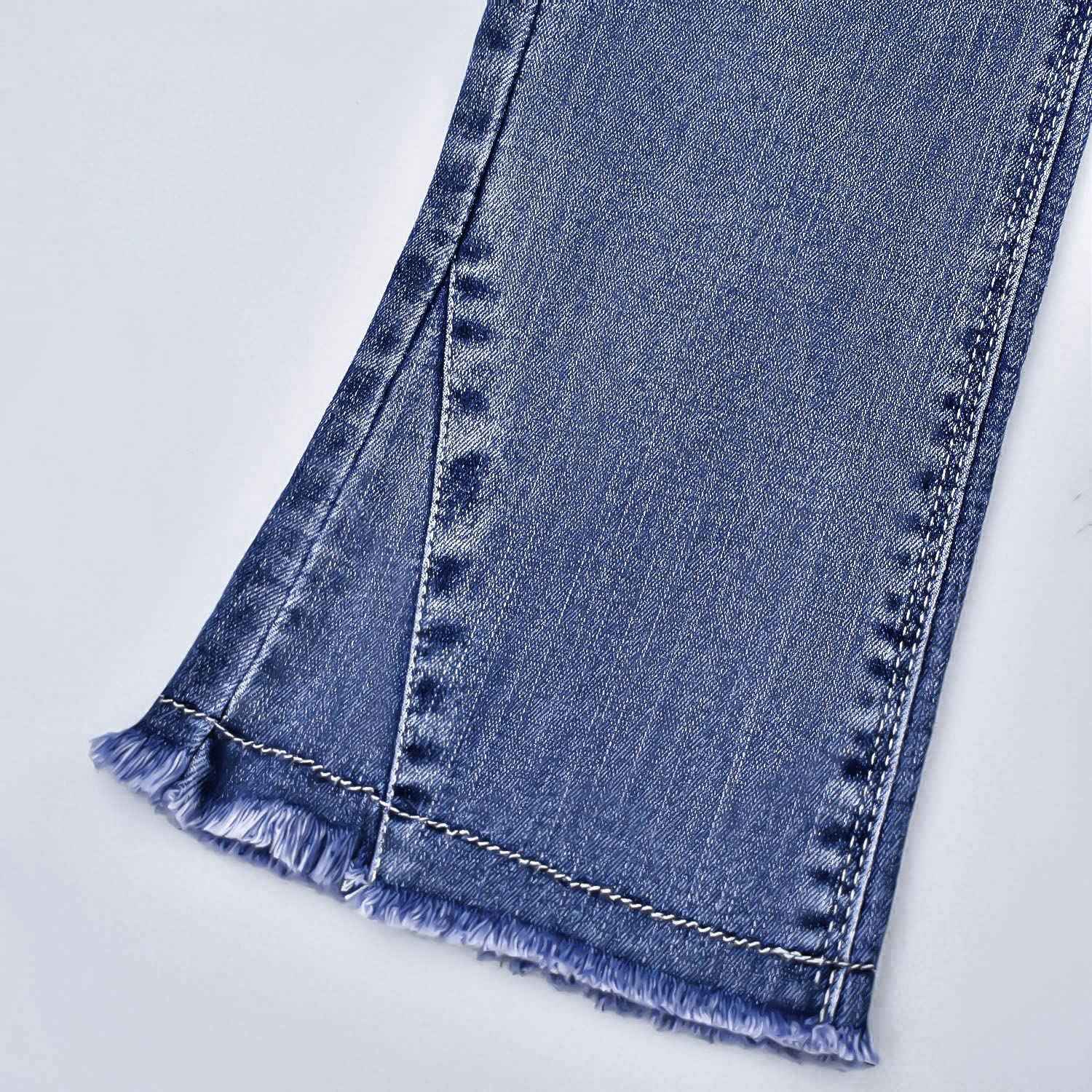 Peacolate 5-10 Years Little Big Girl Embroidered Floral Buttefly Bootcut Jeans(Butterfly,6-7Years)