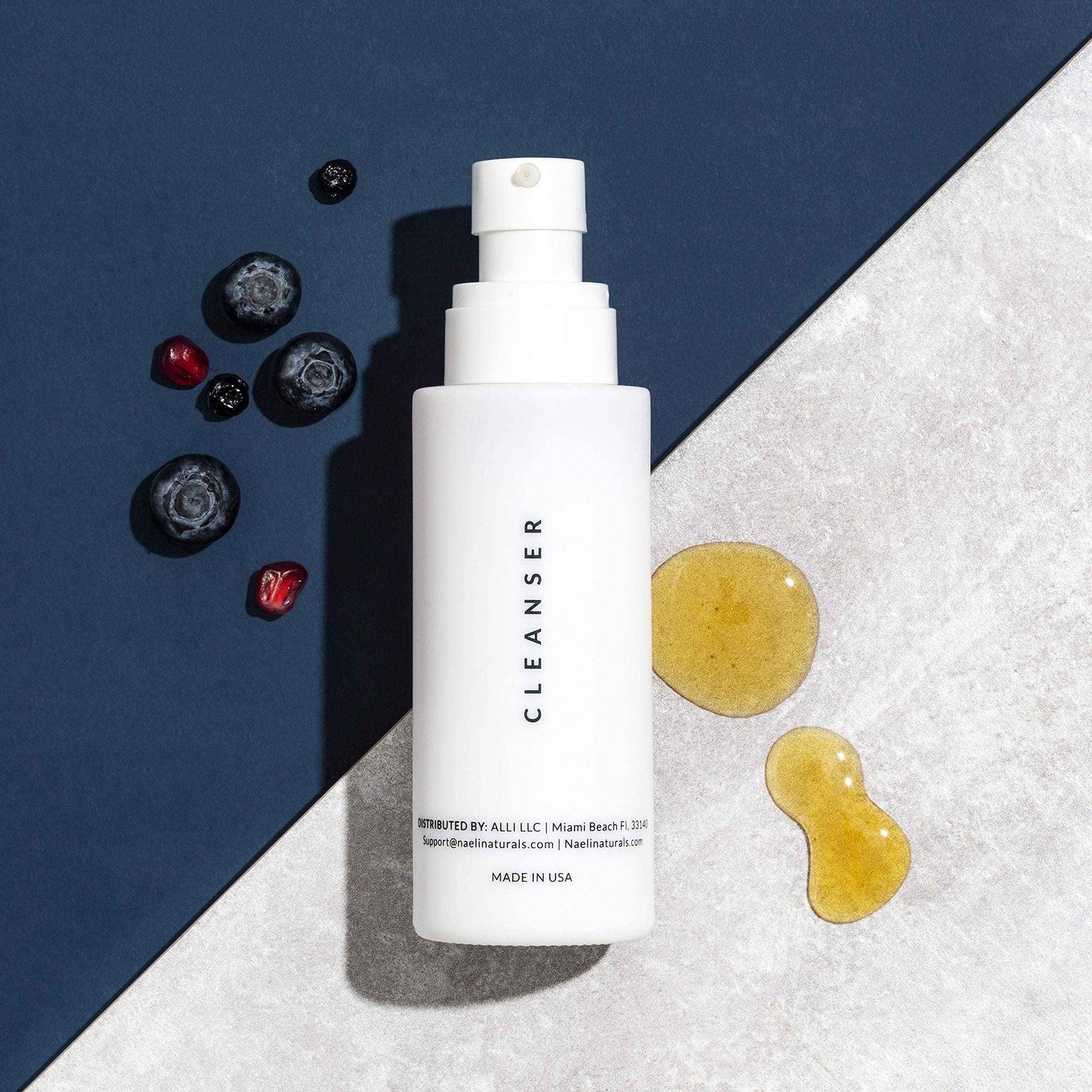 NAELI Retinol Night Moisturizer & Gentle Facial Cleanser Set – Natural Anti Aging Skincare Gift for Women & Men, Reduces Wrinkles, Improves Skin Texture, Soothes & Hydrates.