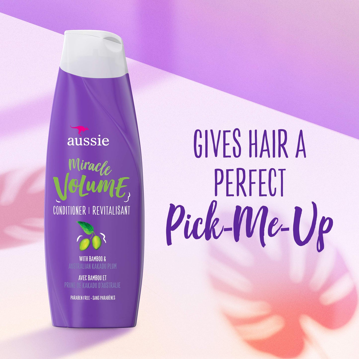 Aussie Miracle Volume Conditioner with Plum & Bamboo for Fine Hair, 30.4 Fluid Ounce (Pack of 4)