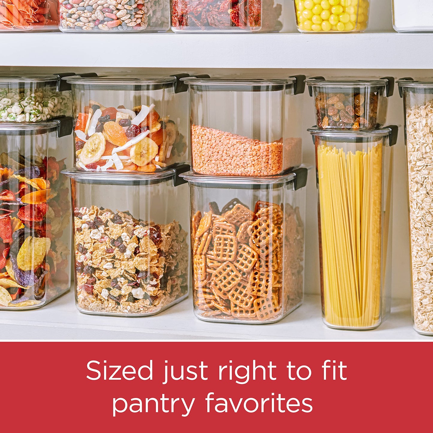 Rubbermaid Brilliance Pantry Airtight Food Storage Container, BPA-Free 7.8 Cup, Ideal for Brown Sugar - Efficient, Leak-Proof and Dishwasher-safe