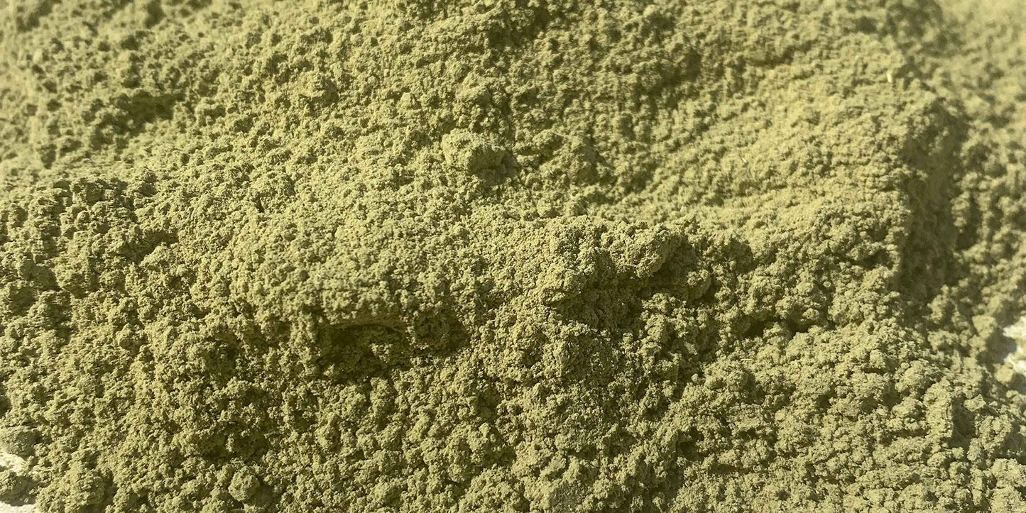 SAAFI AH ORGANICS Qasil Powder Natural Leaf Powder, exfoliates, detoxifies, Helps with clogged pores and Blemishes. soap,Used as a Shampoo. (Large 5 oz)