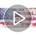 Red White Blue Glitter Stick - Waterproof Body Makeup