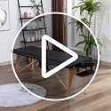 Civama Portable Massage Table 2-Section Foldable 29 LBS