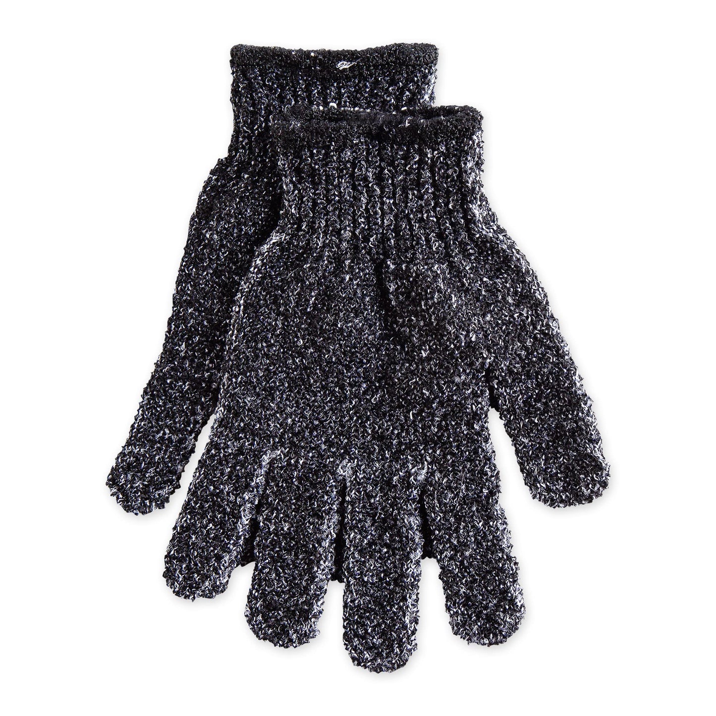 Urbana Spa Prive Men's Bamboo Charcoal Collection, Exfoliating Gloves