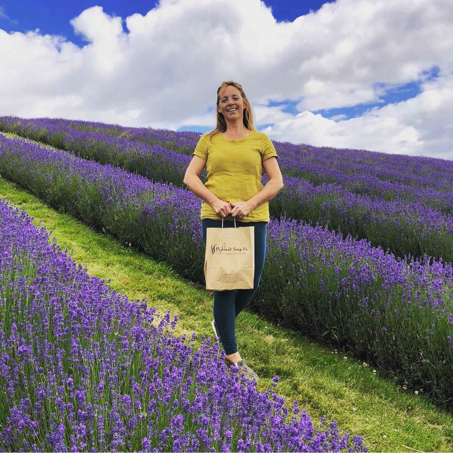 The Highland Soap Company, Handmade Scottish Organic Vegetable Oil Glycerin Soap Bar, Highland Lavender, 5.3oz (Pack of 2)