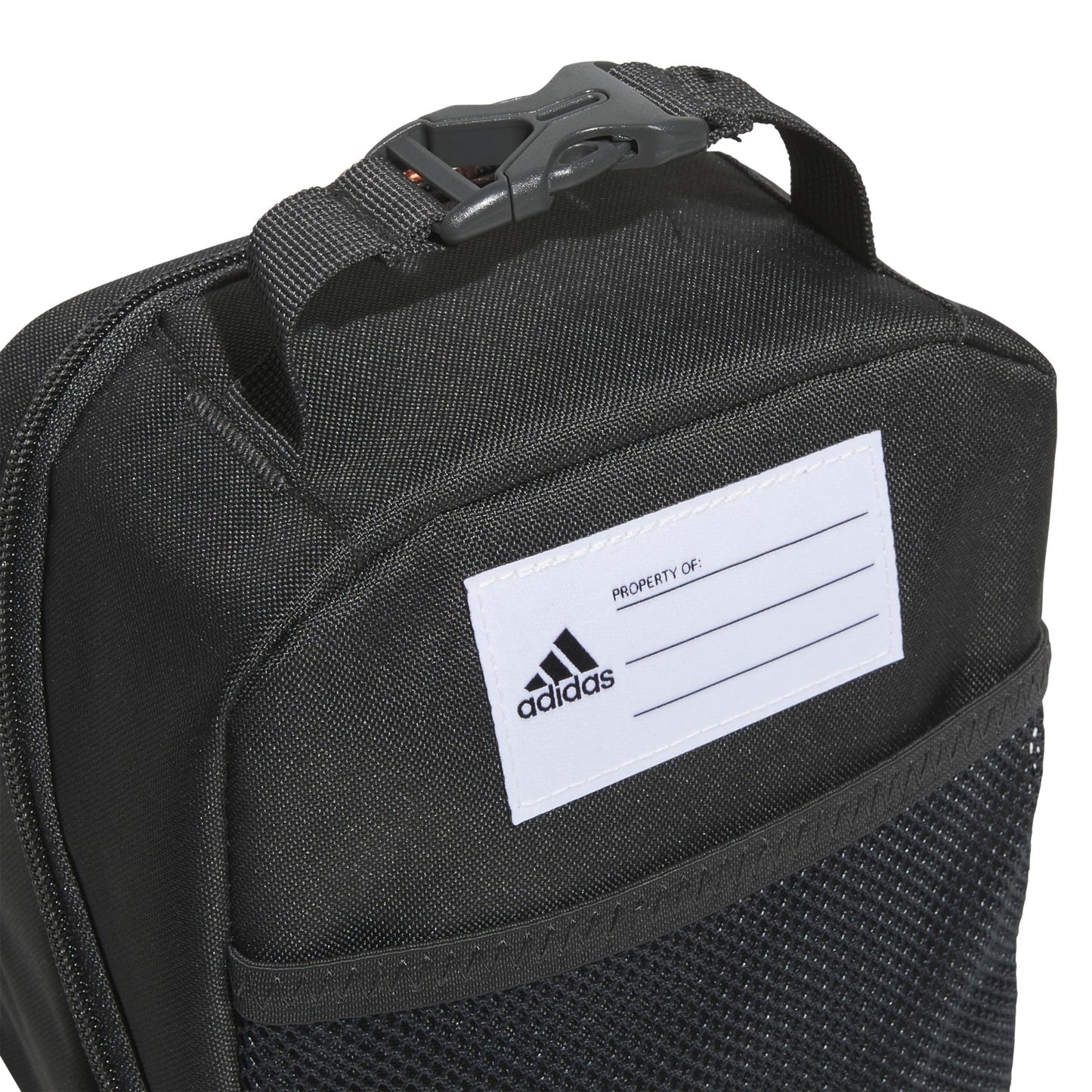 adidas Santiago Insulated Lunch Bag (6.5L) with Clip Lock Handle, Carbon Grey/Rose Gold, One Size