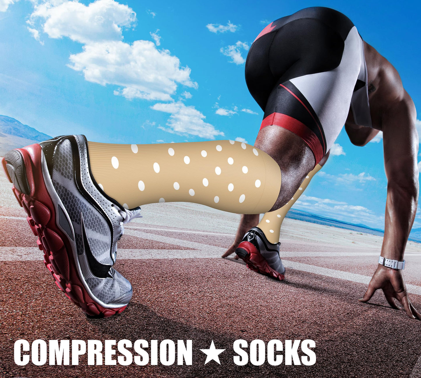 CHARMKING Compression Socks for Women & Men Circulation (3 Pairs) 15-20 mmHg is Best Athletic for Running, Flight Travel, Support, Cycling, Pregnant - Boost Performance, Durability (S/M, Multi 60)