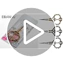 EBANKU Stainless Steel Manicure Scissors | Professional Nail & Eyebrow Grooming