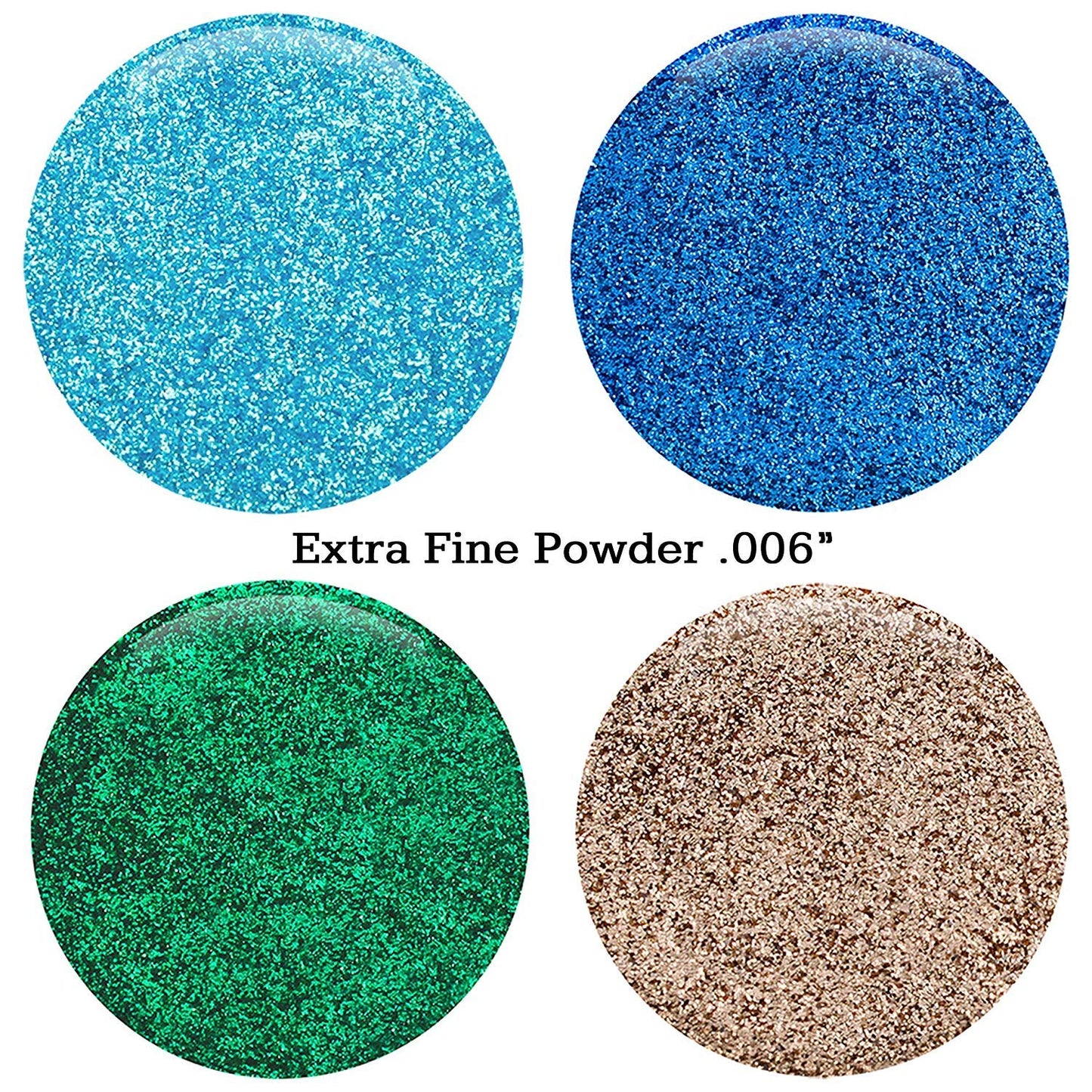 GLITTIES - Jade Green - Cosmetic Grade Extra Fine (.006") Loose Glitter Powder Safe for Skin! Perfect for Makeup, Body Tattoos, Face, Hair, Lips, Soap, Lotion, Nail Art - (10 Gram Jar)