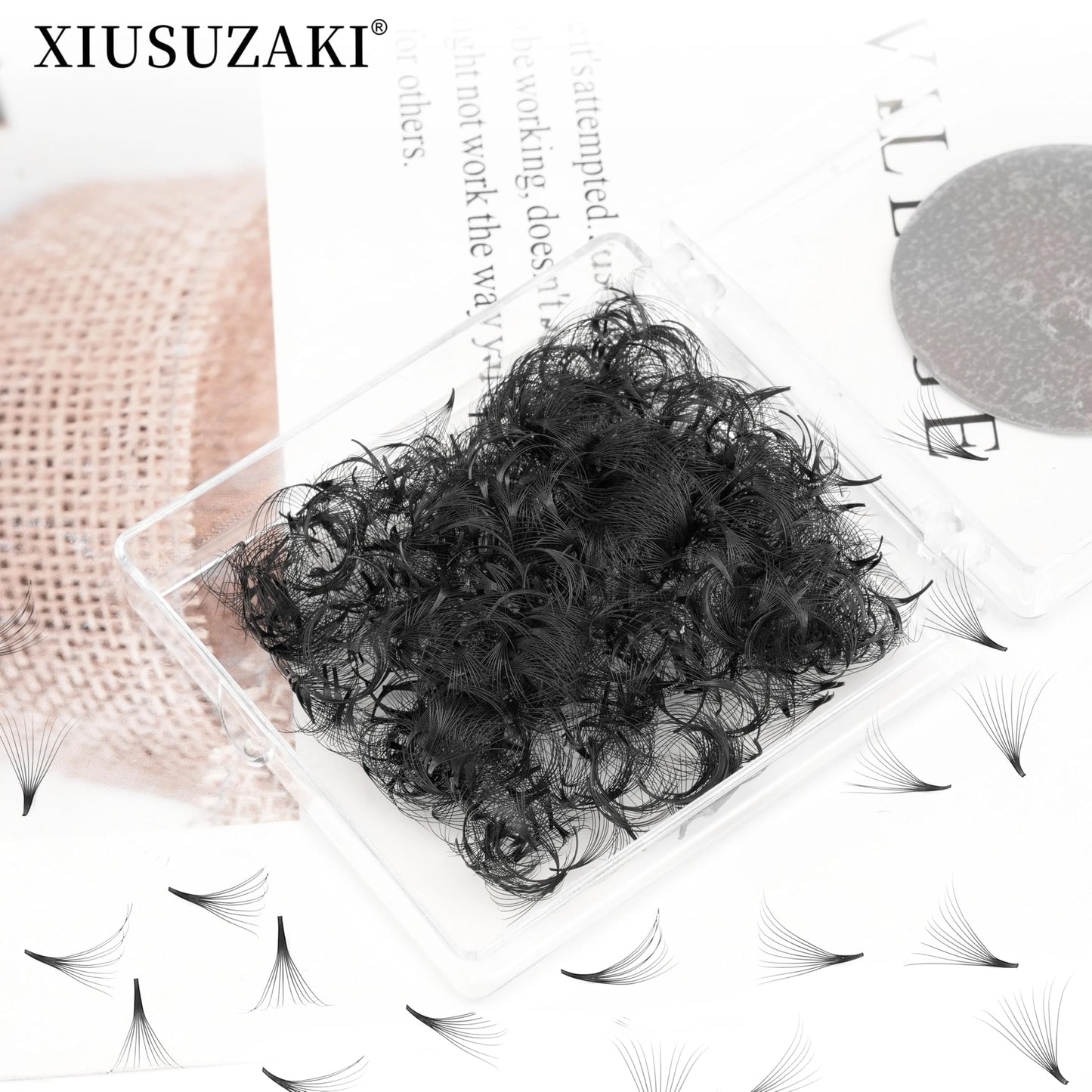 Premade Fans Eyelash Extensions 600 Fans 8D Volume Lash Extensions 0.07 Thickness Eyelash Extension D Curl Premade Lash Fans Mix 8-15mm Fluffy Soft Handmade Loose Fan(600Fans-8D-0.07-D,8-15mm)