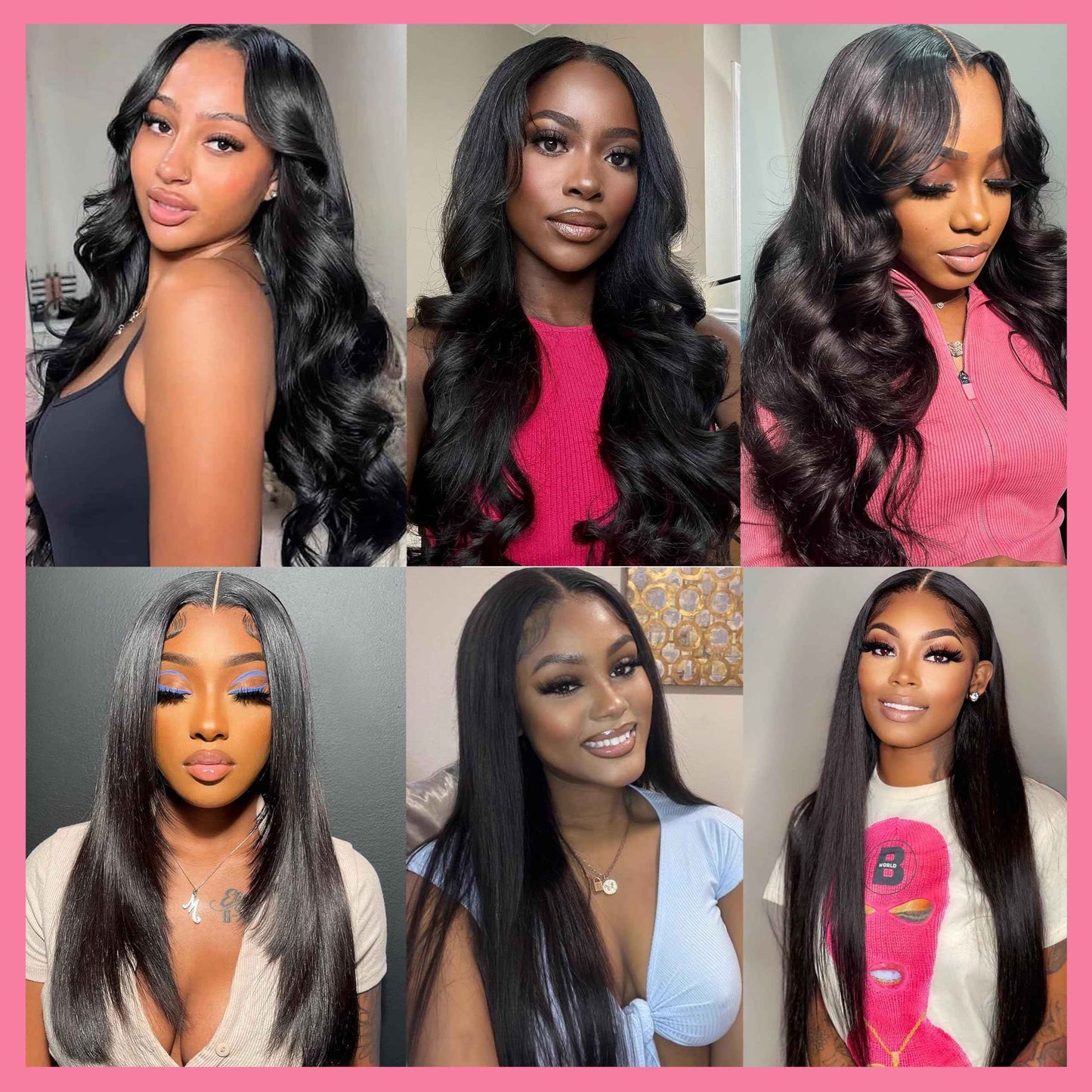 2x6 Skinlike Real HD Lace Closure Body Wave 100% Human Hair 0.095mm Ultra-thin Kim K HD Lace Closure Pre-plucked with Natural Hairline Small Single Knots Natural Black 16 Inch