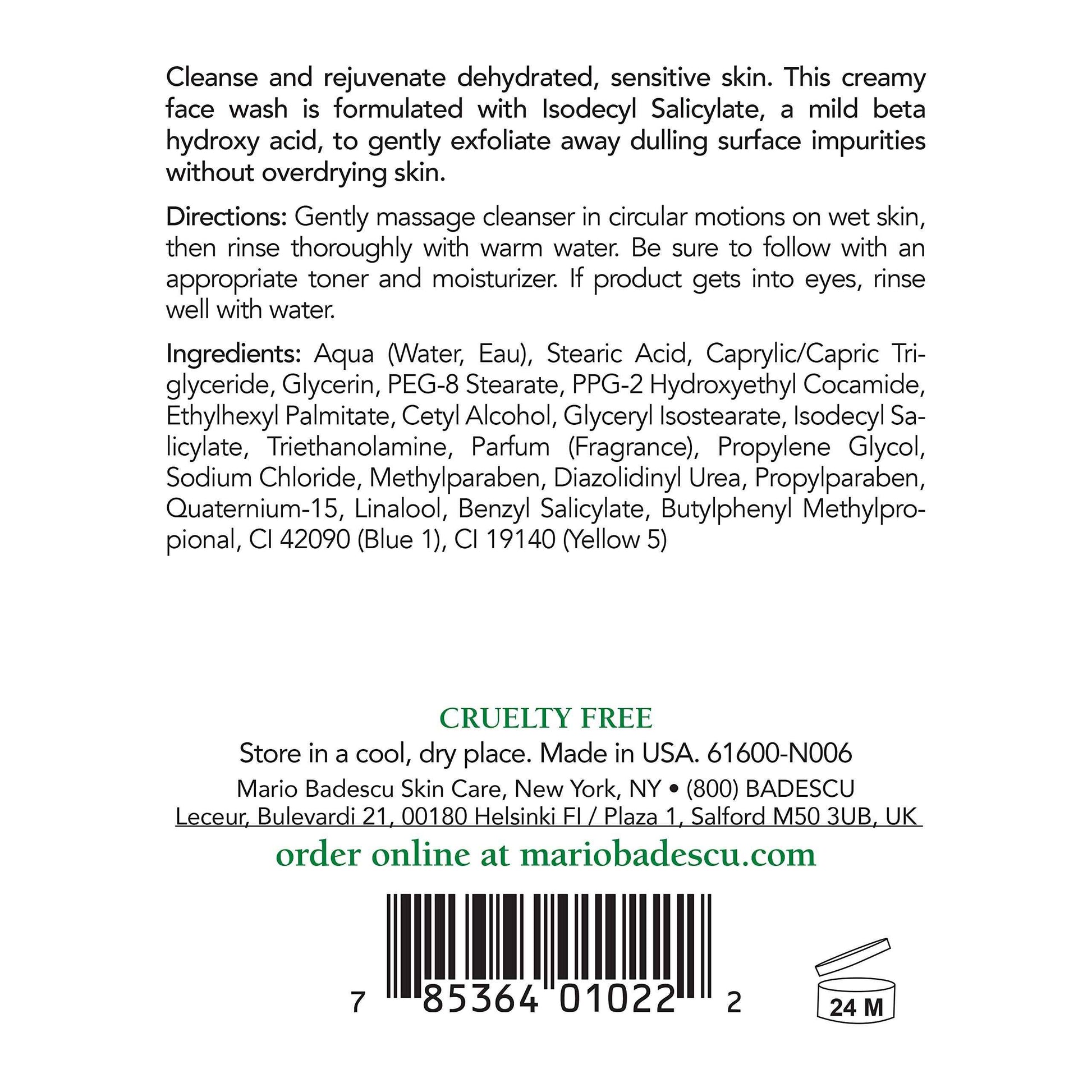 Mario Badescu Keratoplast Cream Soap, 16 Fl Oz