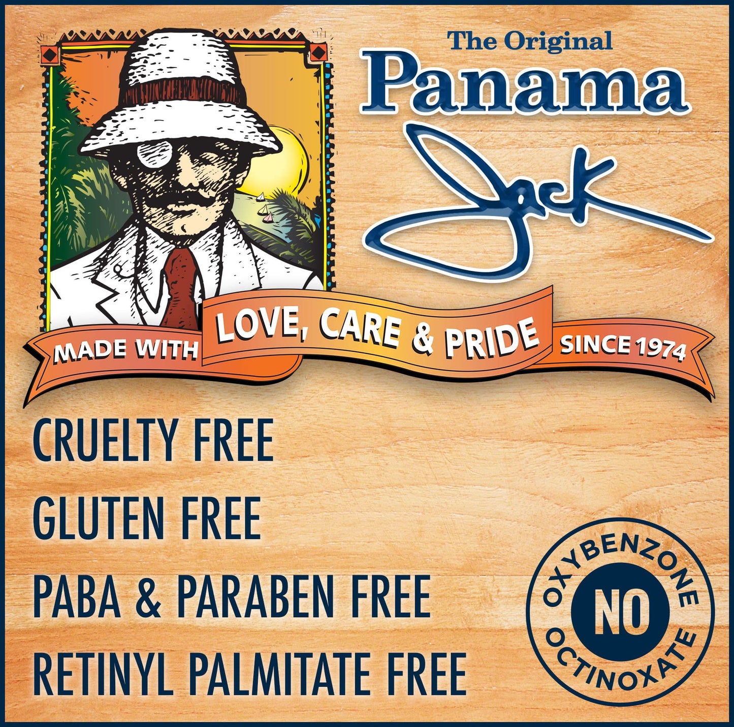 Panama Jack Sunscreen Tanning Lotion - SPF 8, PABA, Paraben, Gluten & Cruelty Free, Antioxidant Moisturizing Formula, 6 FL OZ (Pack of 2)