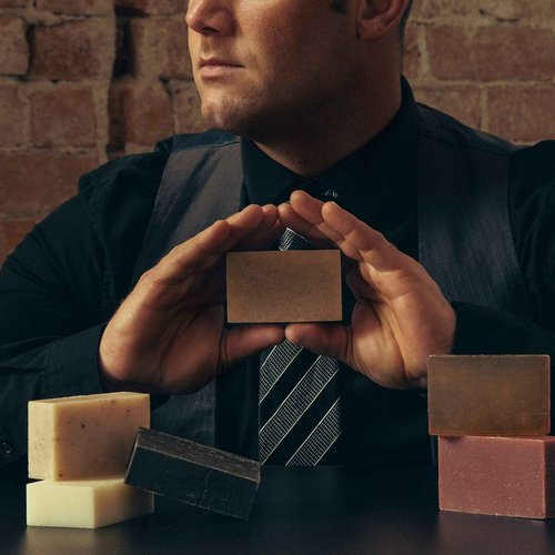 ELSHA 1776 Glycerin Body Soap – Moisturizing, Long‑Lasting Woody Spiced Scent – Made in USA – (3-Pack) - 4 oz Bars