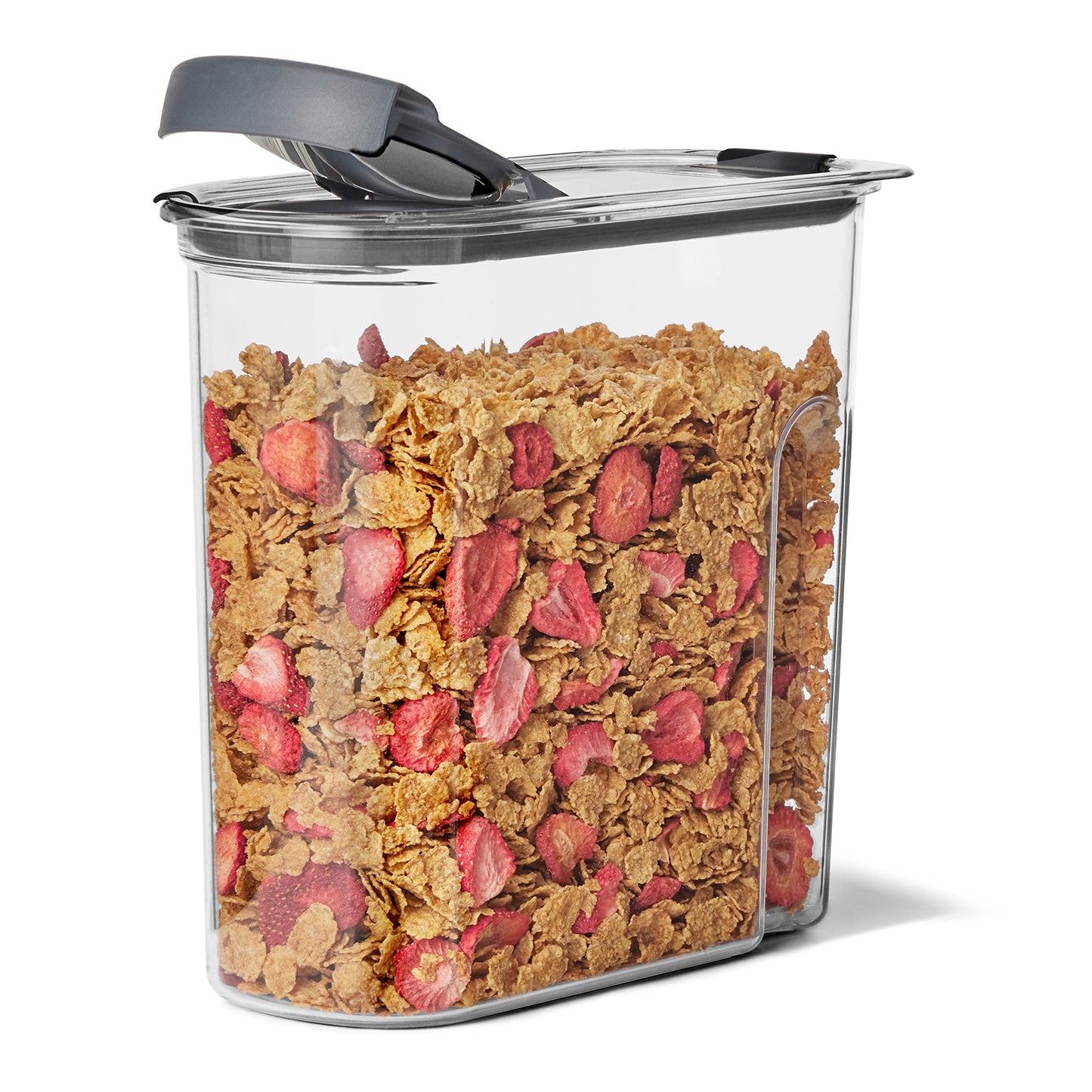 Rubbermaid Brilliance Airtight Cereal Food Storage Container, Shatterproof, BPA-Free and Dishwasher-Safe, 32oz Capacity