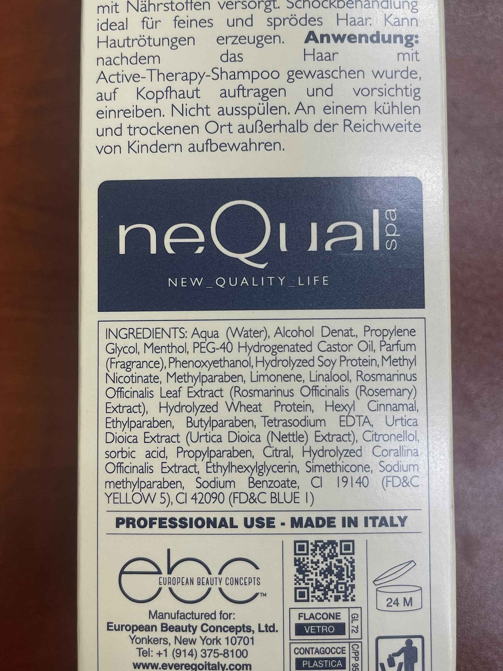 Ever Ego Nequal Intensive Energizing Lotion 125 ml/4oz
