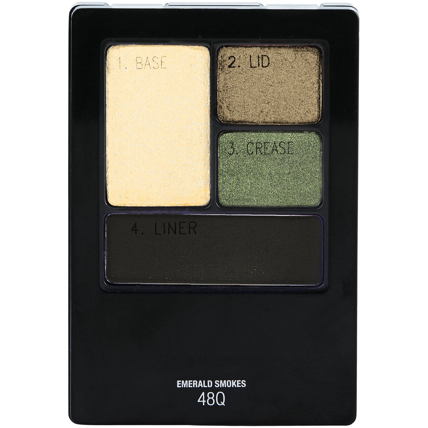 Maybelline New York Expert Wear Eyeshadow Quads, Emerald Smokes, 0.17 oz.