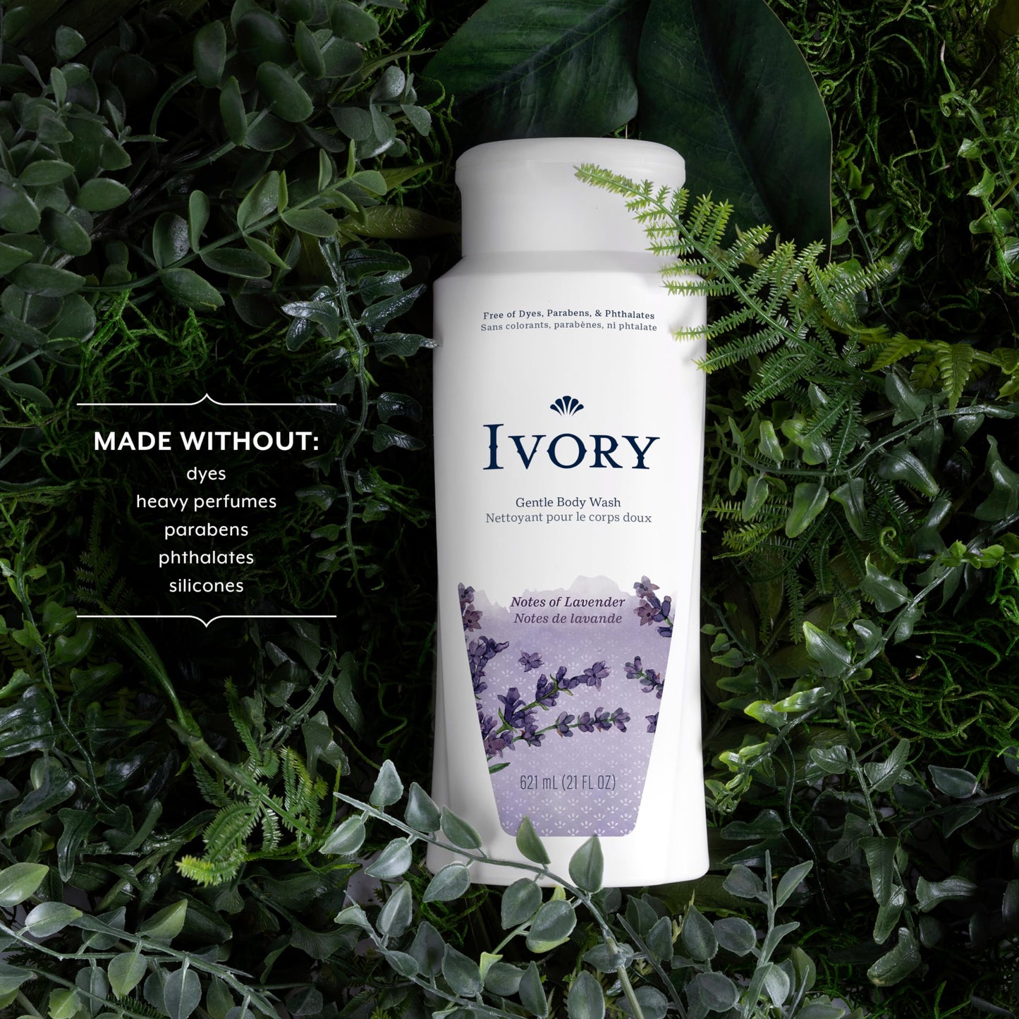 Ivory Lavender Body Wash, 21 Ounce