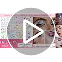 Face Gem Stickers - 12 Sheets Self-Adhesive Rhinestones