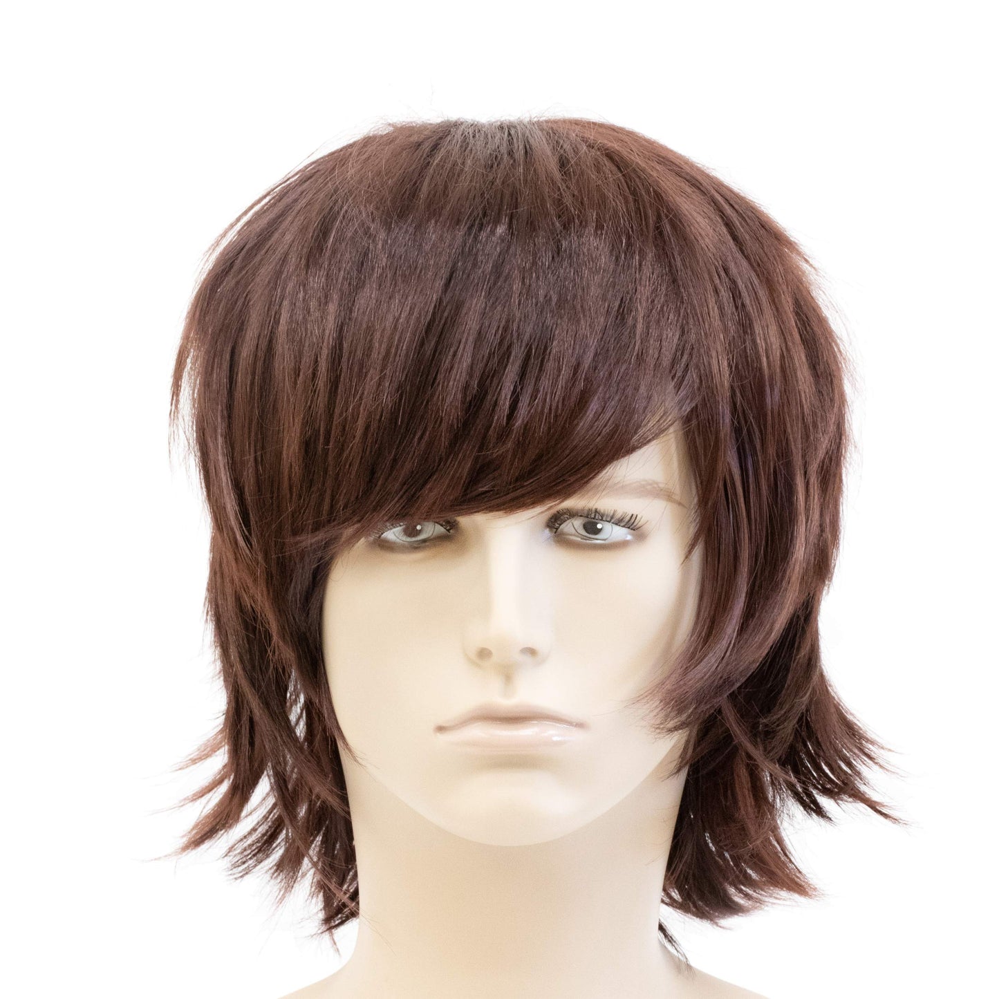 OneDor® 12 Inch Short Straight Men Hair Wig Colored Cosplay Wig Heat Friendly Party Costume Unisex Wig (Yellow Blonde)