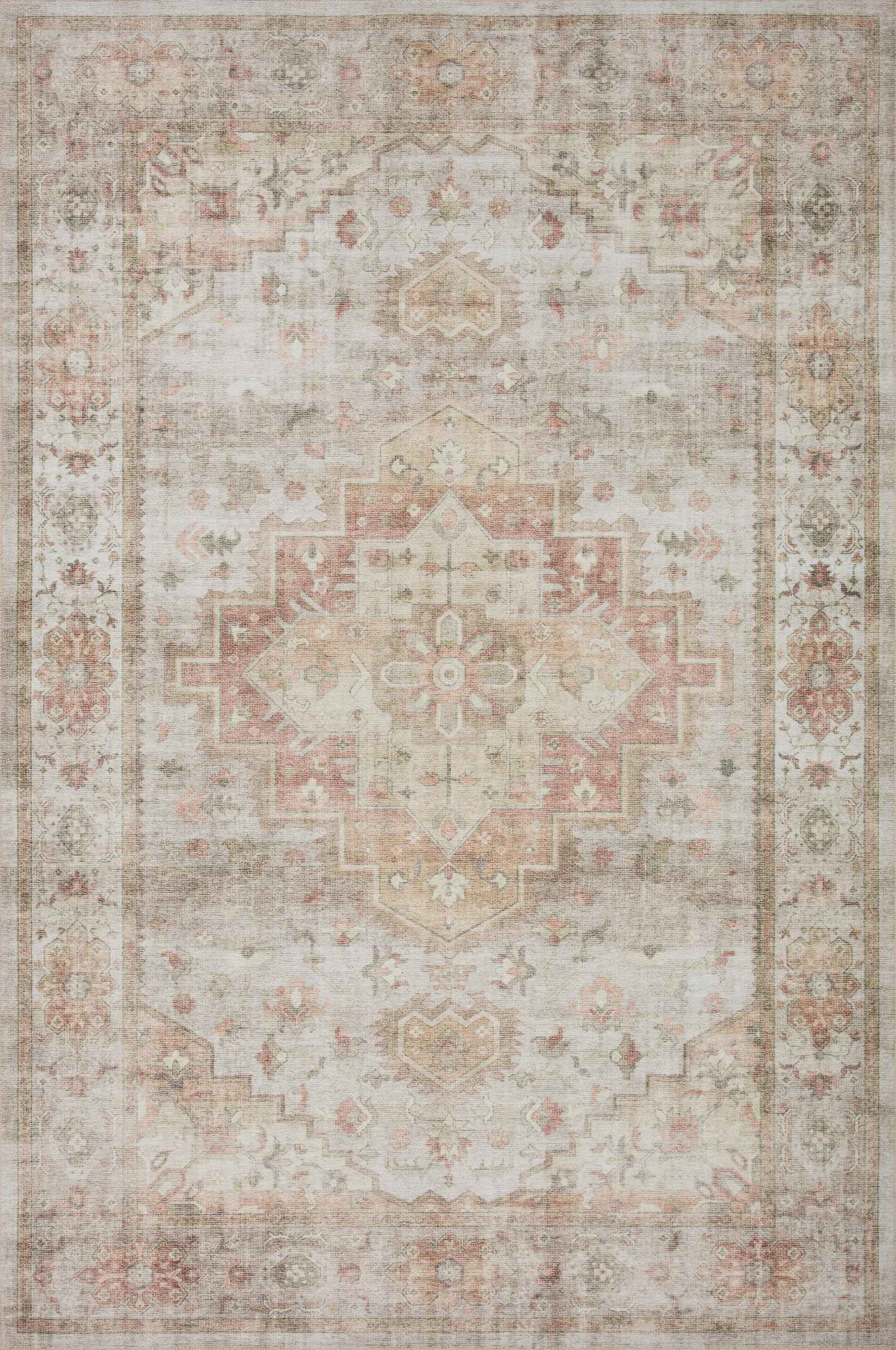 Loloi Heidi Collection HEI-02 Sage/Multi 2'-0" x 5'-0" Accent Rug