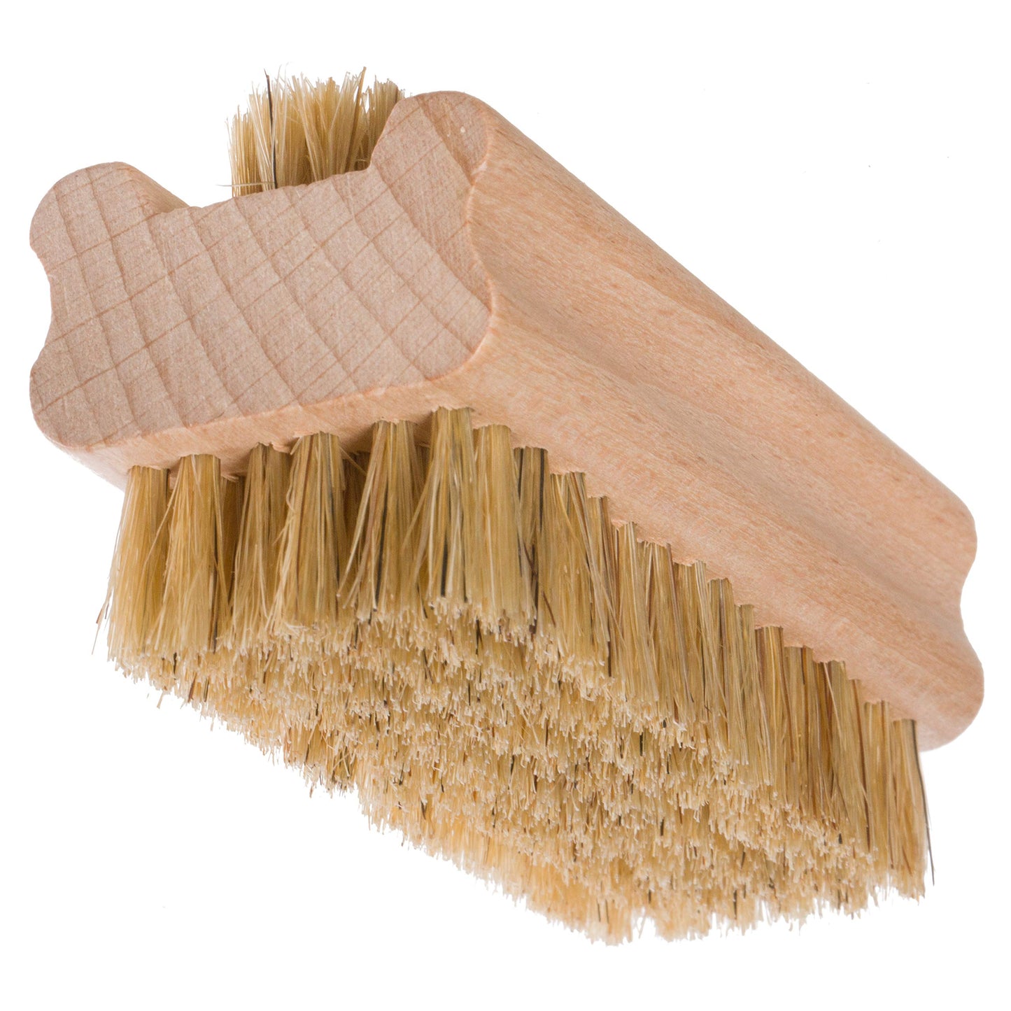 REDECKER Natural Pig Bristle Nail Brush with Untreated Beechwood Handle, 3-3/4-Inches - Pearwood Nail Brush with Natural Pig Bristles - Natural Boar Bristle Nail Brush - Boar Hair Nail Brush