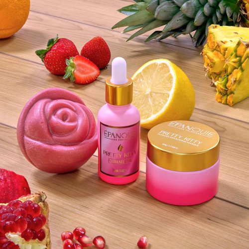 Epanouie Skin | Pretty Kitty Intimate Care | Premium Botanical Feminine Hygiene | Feminine Soap | Gentle Wash For Privates | Treats Odor + Inflammation