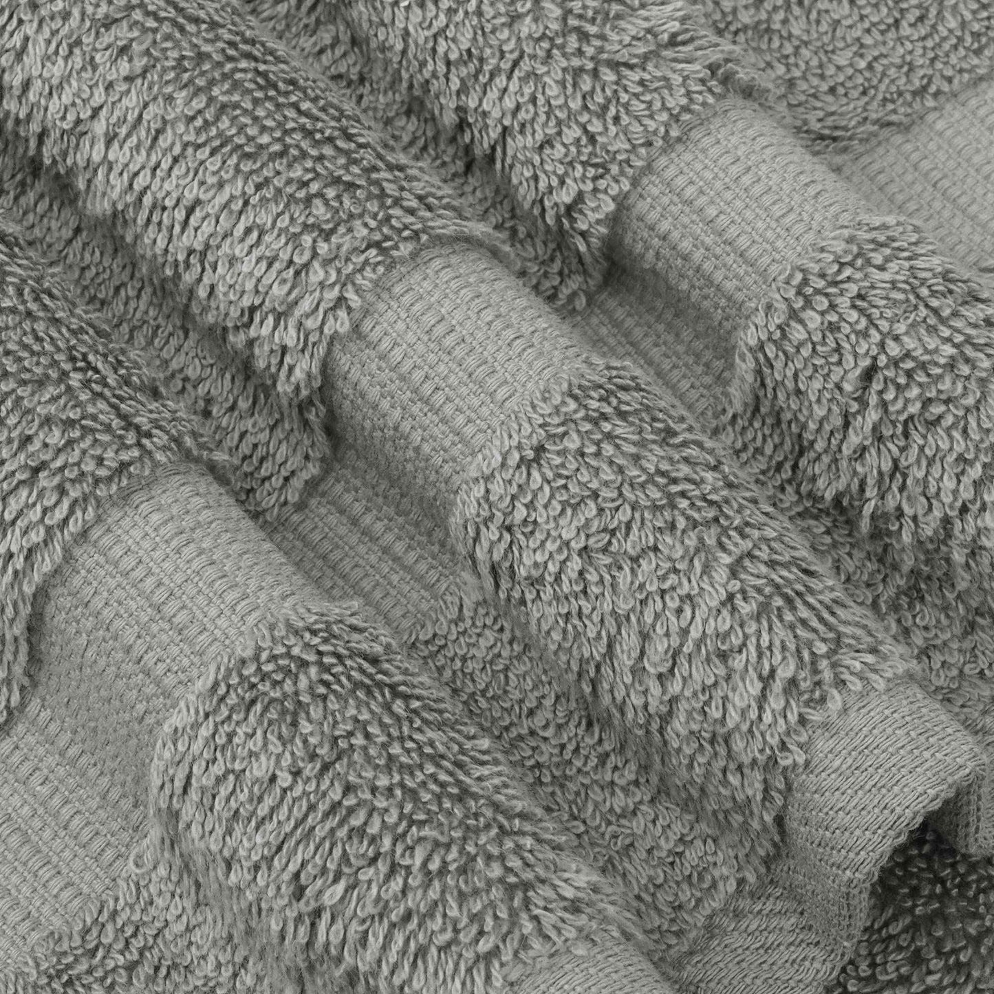 Chakir Turkish Linens Premium Cotton Absorbent Turkish Towels (Bath Towel - Set of 4, Gray)