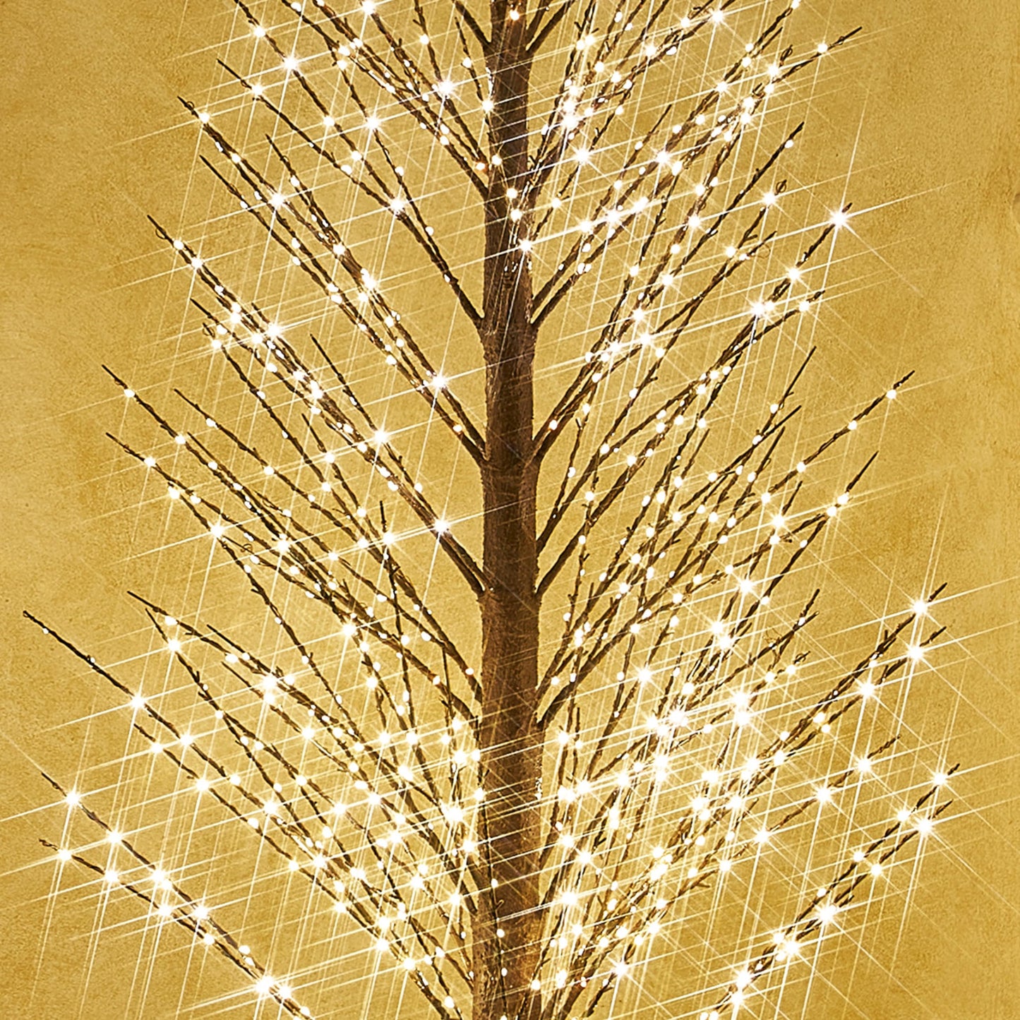 Fudios Lighted Alpine Tree Brown Willow 4FT 450 LED Fairy Lights,Artificial Winter Twig Trees Plug in for Christmas Indoor Outdoor Home Decoration