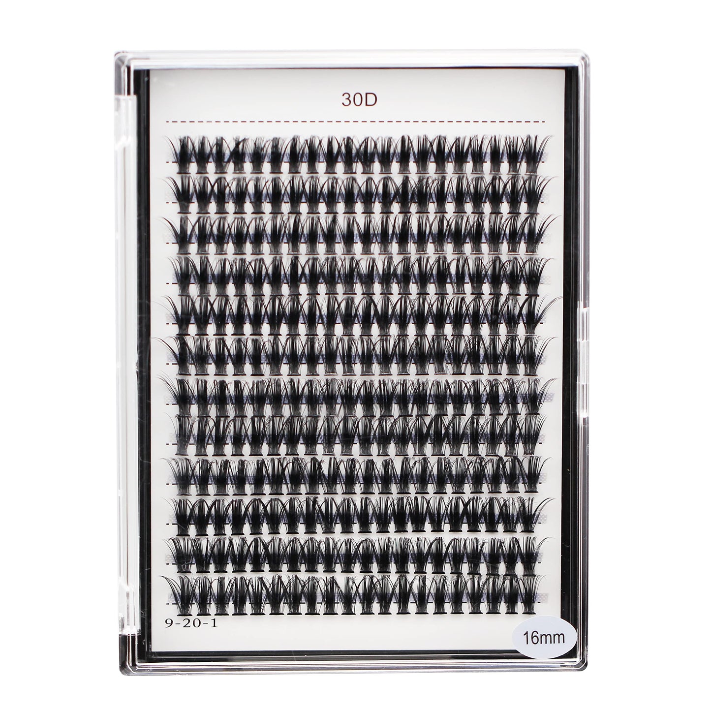 Bodermincer 10D/20D/30D/40D/50D/60D/80D 240 Clusters Lashes C/D Curl 10-12-14-16mm MIX/14-16-18-20mm MIX Fluffy Single Cluster False Lashes Premade Volume Fans (30D-12MM, D Curl)