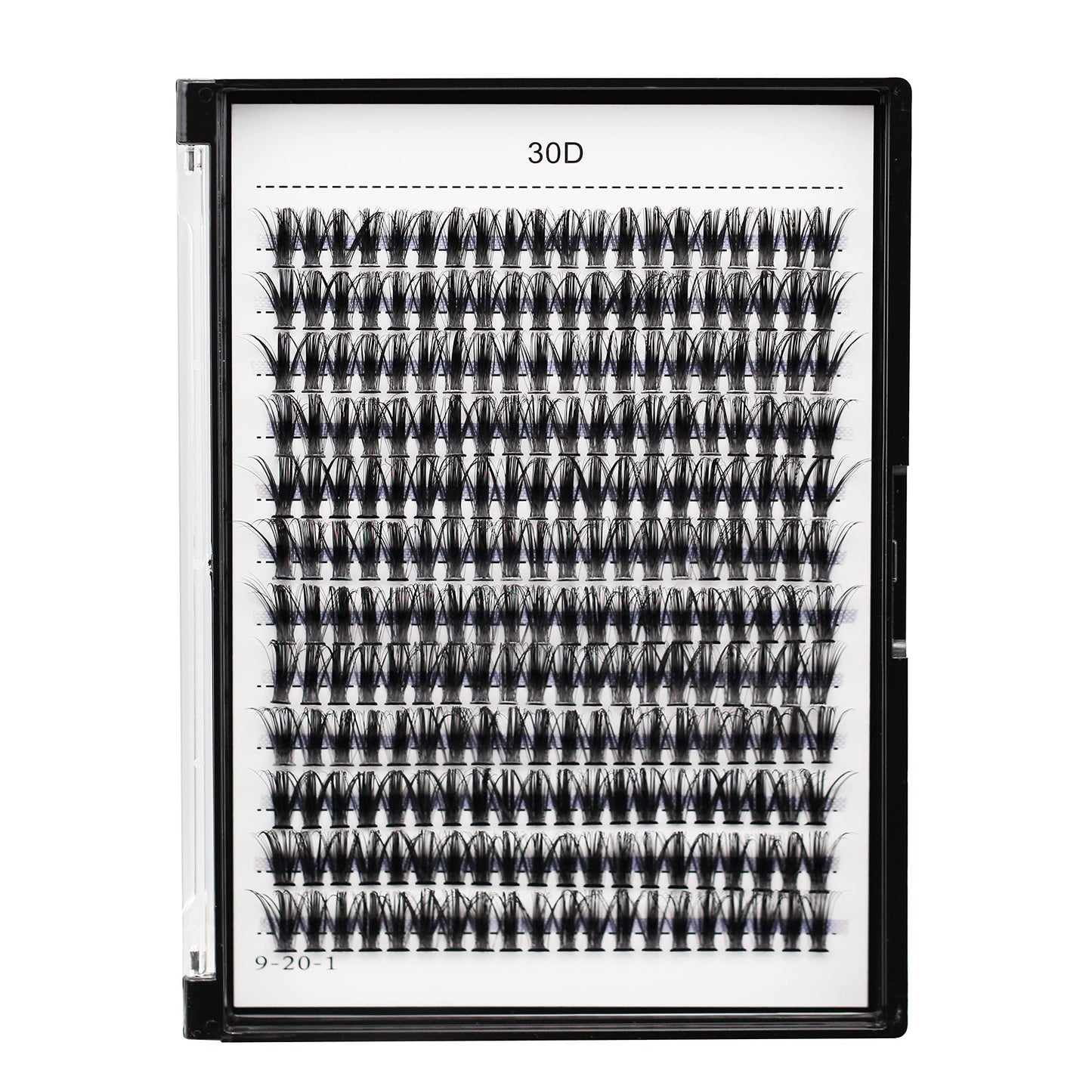 Bodermincer 240pcs 30D D Curl Lashes Clusters (30D-20mm)