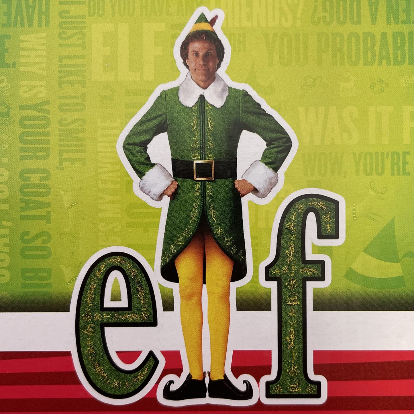 Gemmy Car Buddy Inflatable Buddy The Elf Airblown Inflatable Car Decoration for Use in Car Only