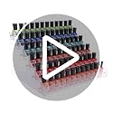 6-Tier Clear Acrylic Nail Polish Organizer Holds 56-96 Bottles